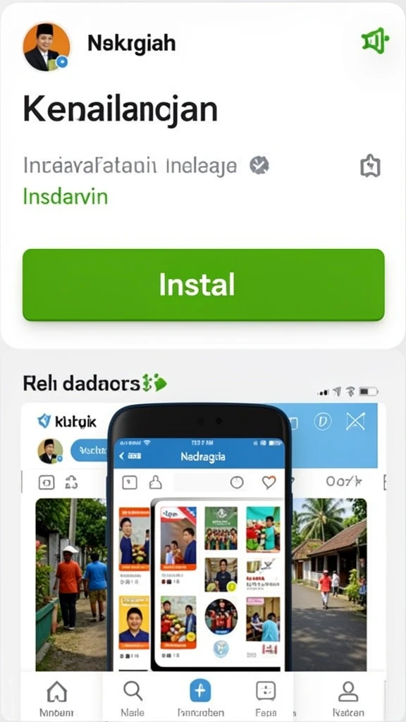 Tampilan antarmuka yang menarik saat memulai permainan.