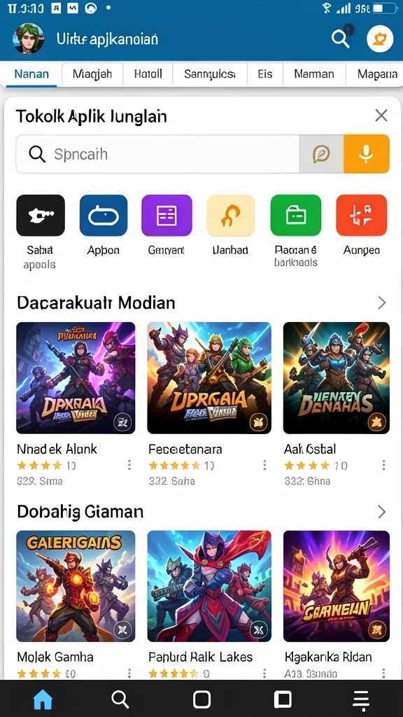 Tampilan antarmuka yang ramah pengguna.