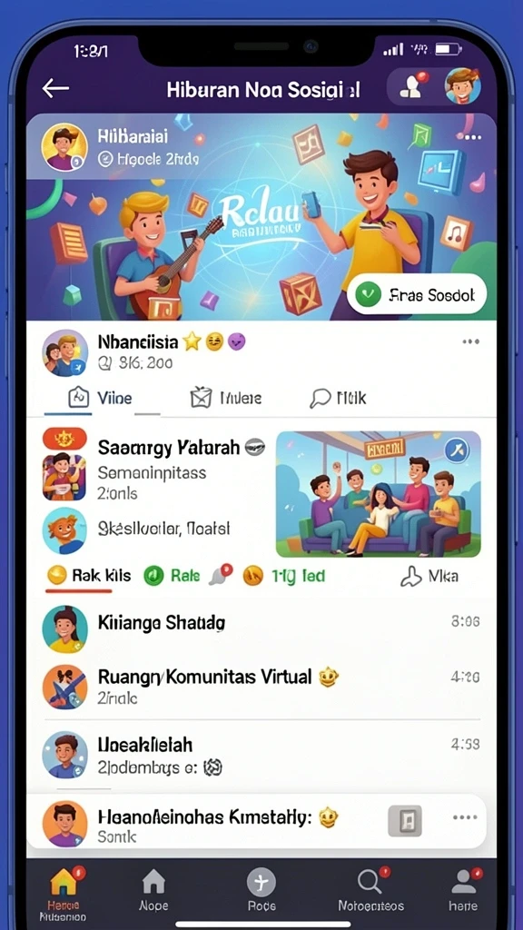 Karakter unik siap untuk berpetualang.
