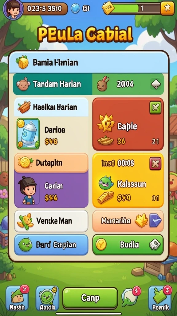 Berbagai pilihan permainan menarik untuk dinikmati.