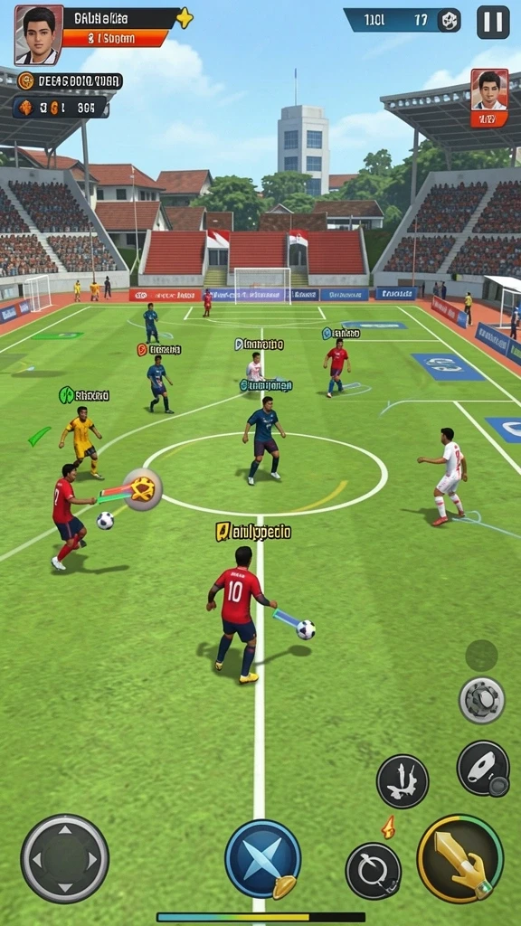 Screenshot menampilkan karakter utama dalam aksi.