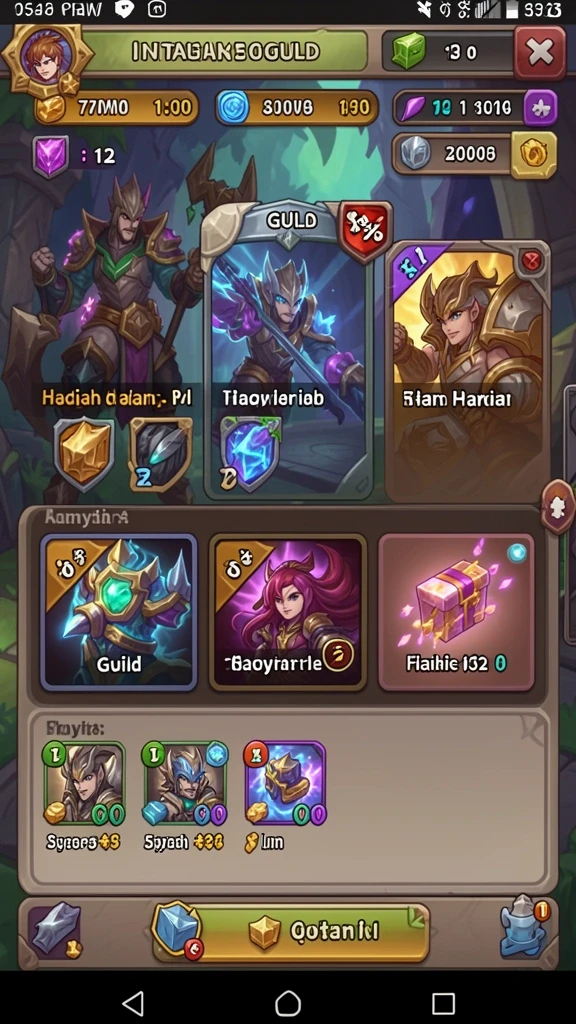 Visualisasi mode multiplayer di mana pemain berkompetisi secara real-time.