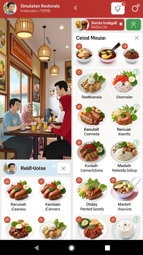 Tampilan menu utama BENTO4D yang menarik.