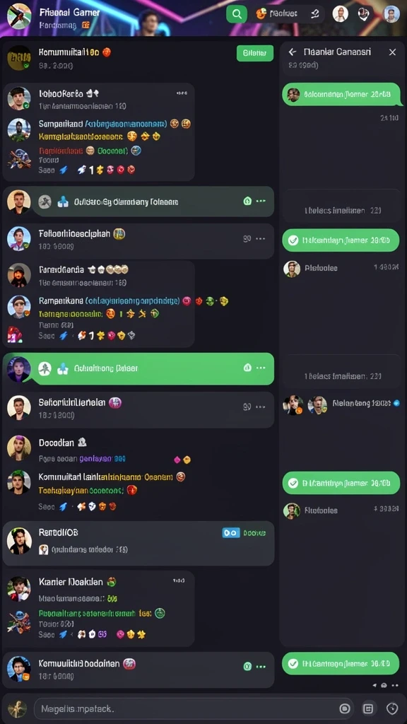 Tampilan antarmuka yang menarik dan mudah digunakan.