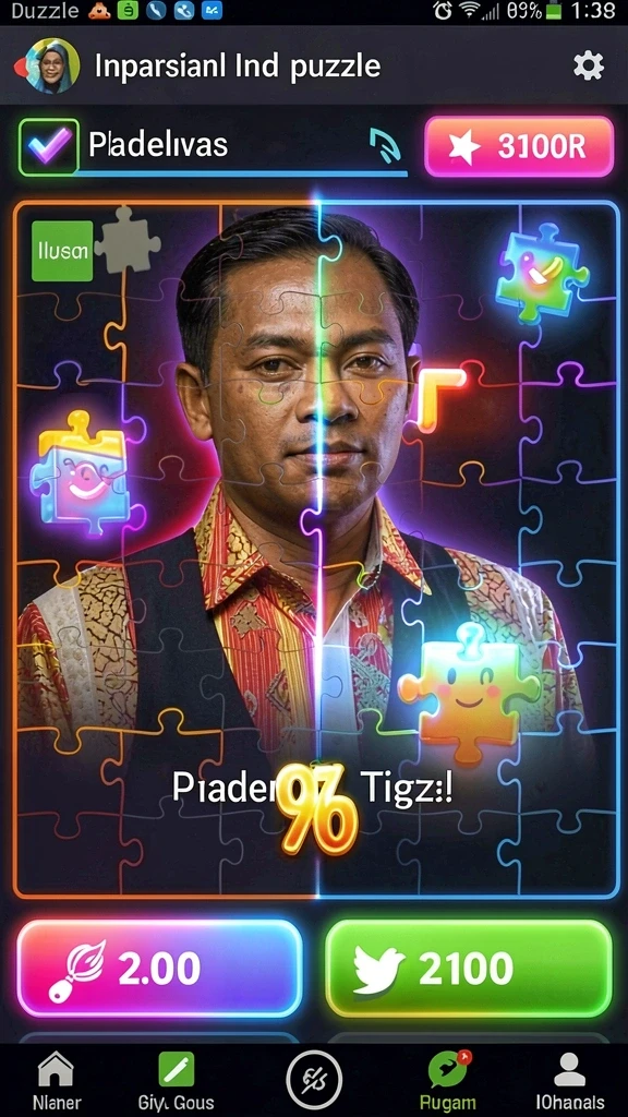 Tampilan permainan slot dengan grafik menawan.