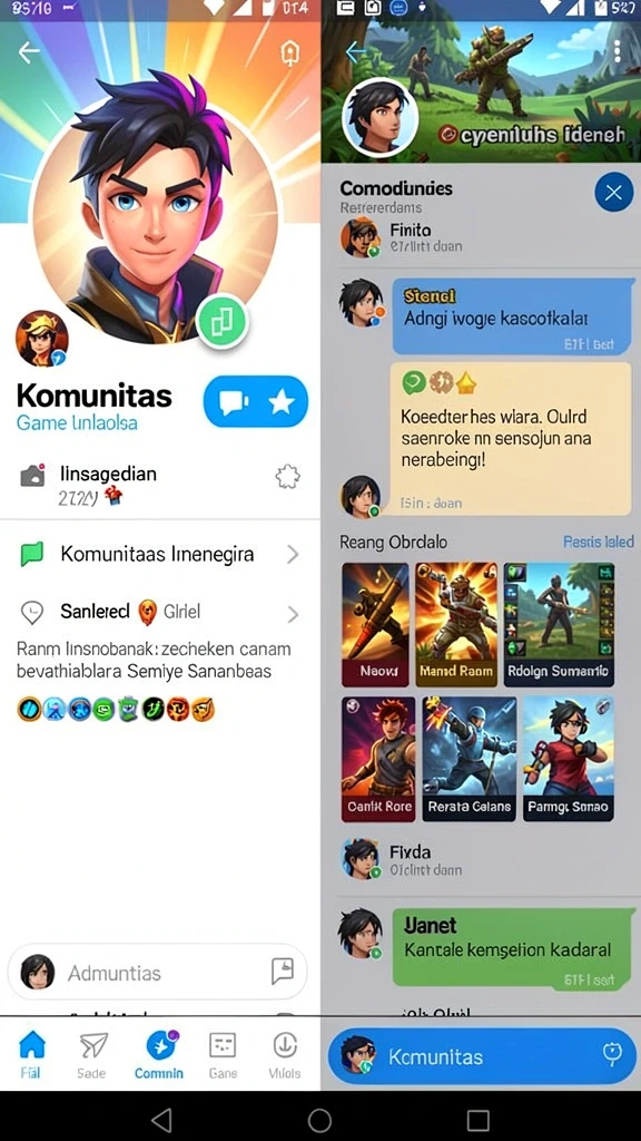 Tampilan antarmuka yang menarik dan mudah digunakan.