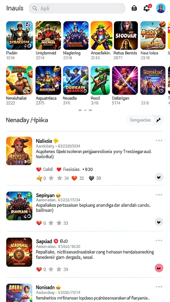 Tampilan antarmuka yang intuitif dan menarik.