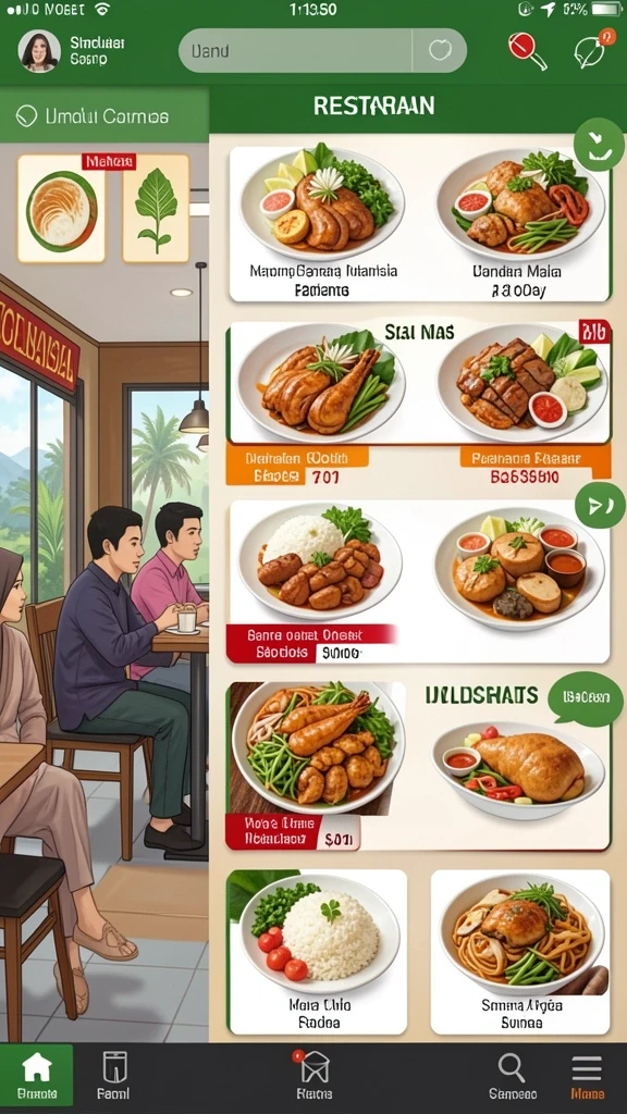 Fitur sosial untuk berinteraksi dengan pemain lain.