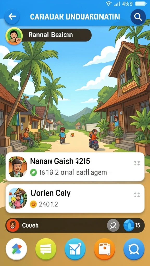 Karakter yang beragam dan menarik.