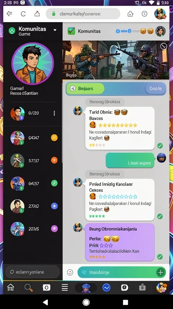 Mode multiplayer yang seru dengan teman.