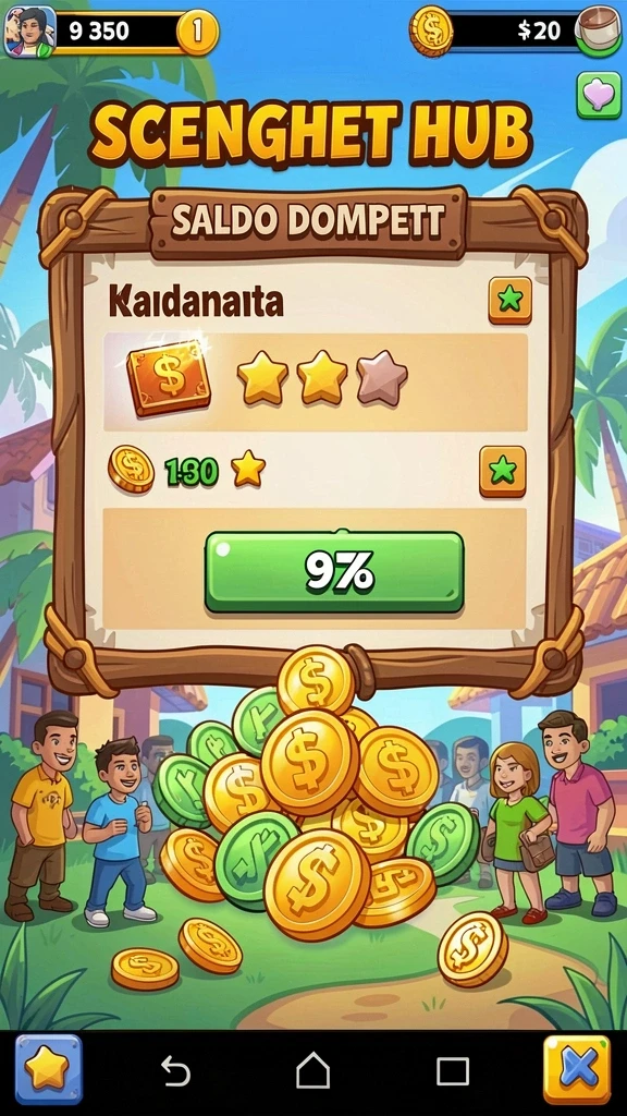 Level permainan yang beragam dan menantang.