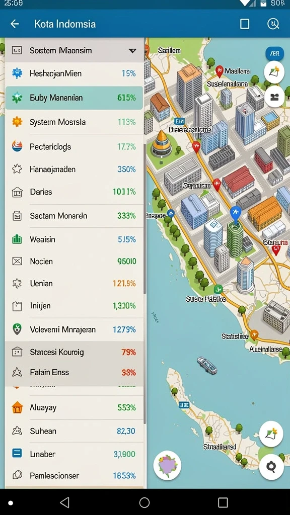 Screenshot tampilan utama aplikasi KASTOTO.