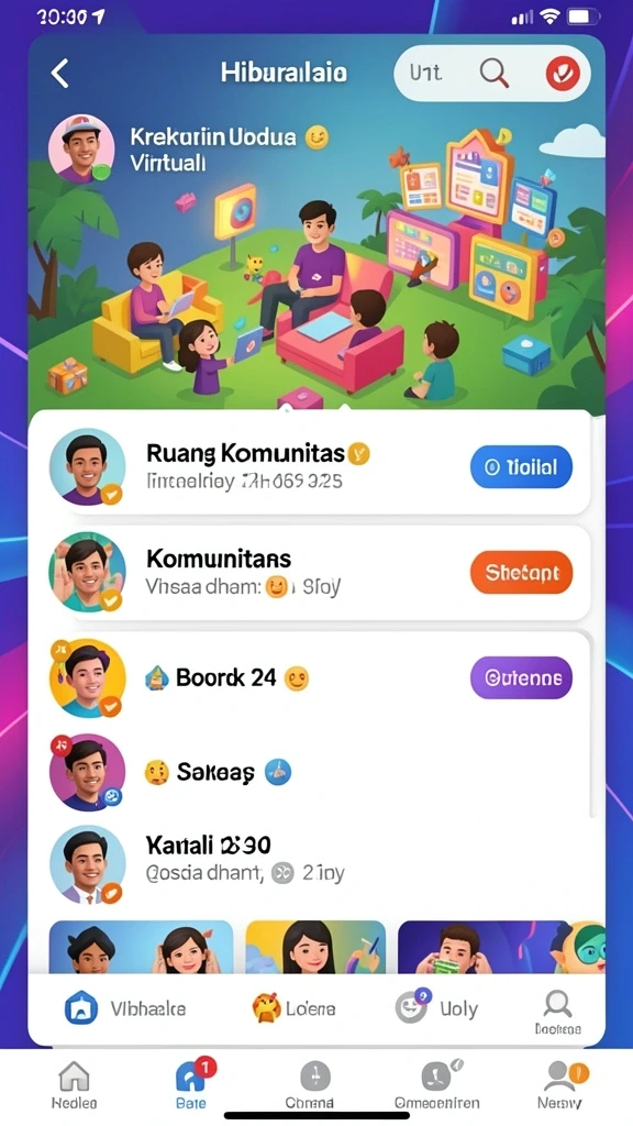 Fitur interaktif yang membuat permainan semakin seru.