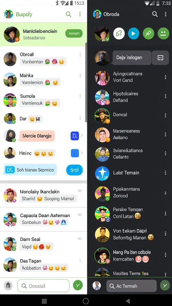 Berbagai bahan masakan tersedia untuk pengembangan resep.