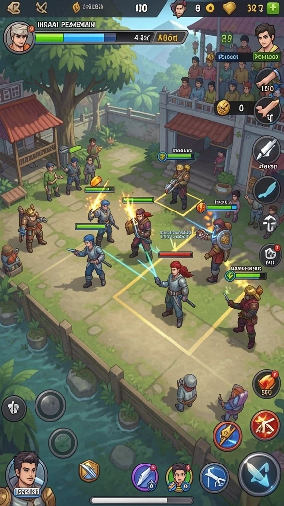 Tangkapan layar menampilkan grafis memukau dari game.
