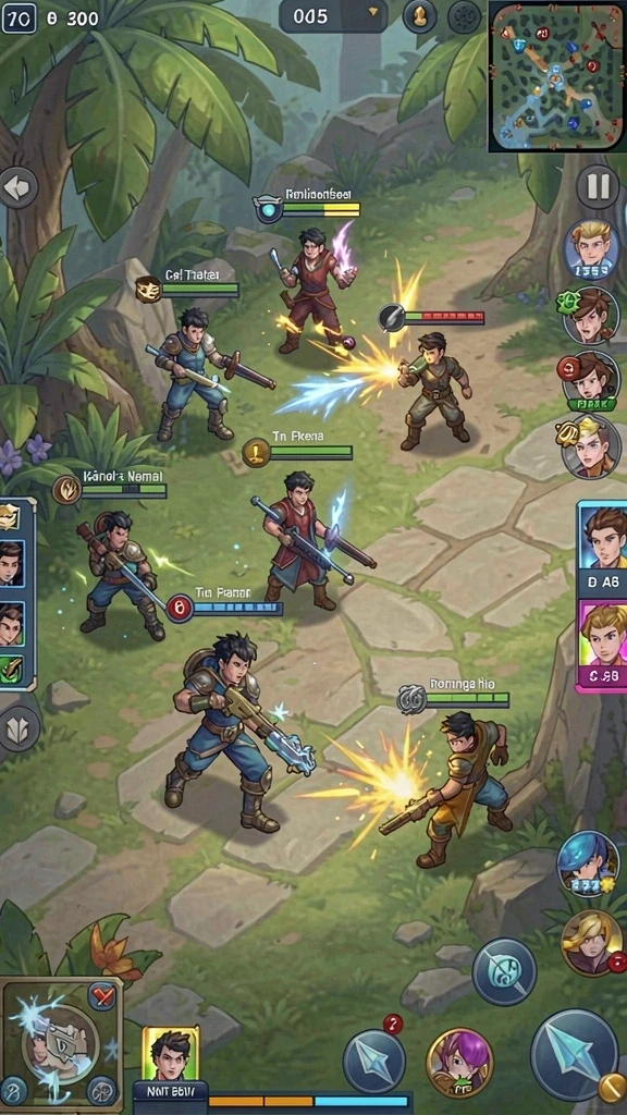 Tangkapan layar menunjukkan fitur komunitas dalam game.