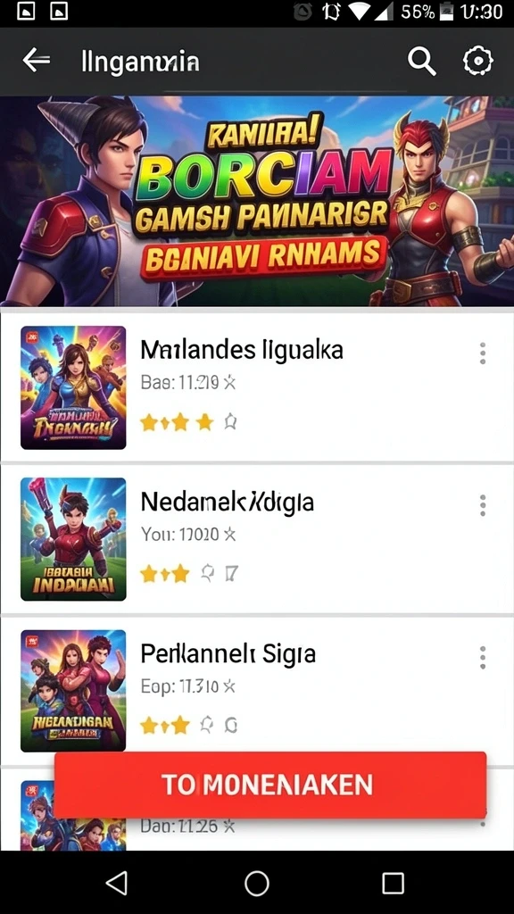 Tampilan antarmuka yang menarik dan mudah digunakan.