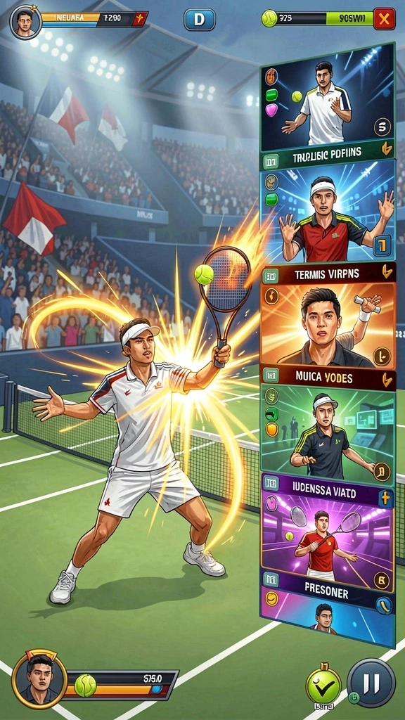 Screenshot 2 menampilkan berbagai pilihan permainan yang tersedia.