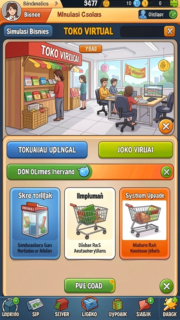 Screenshot 2: Aksi menegangkan dalam pertarungan bos.