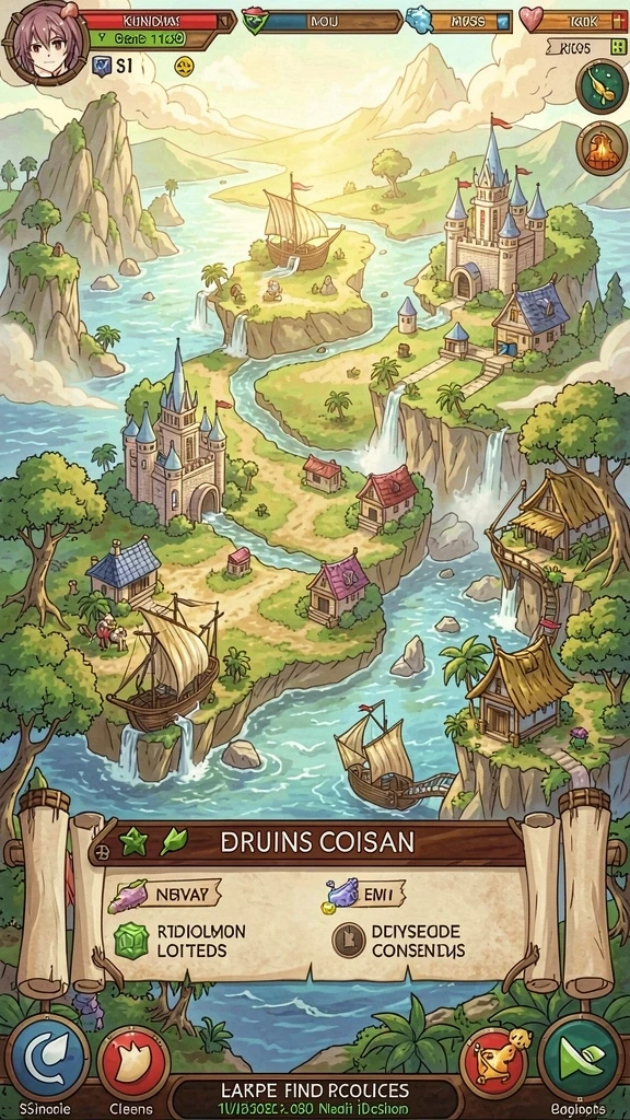 Screenshot 3: Grafis indah dari dunia game RICH7.