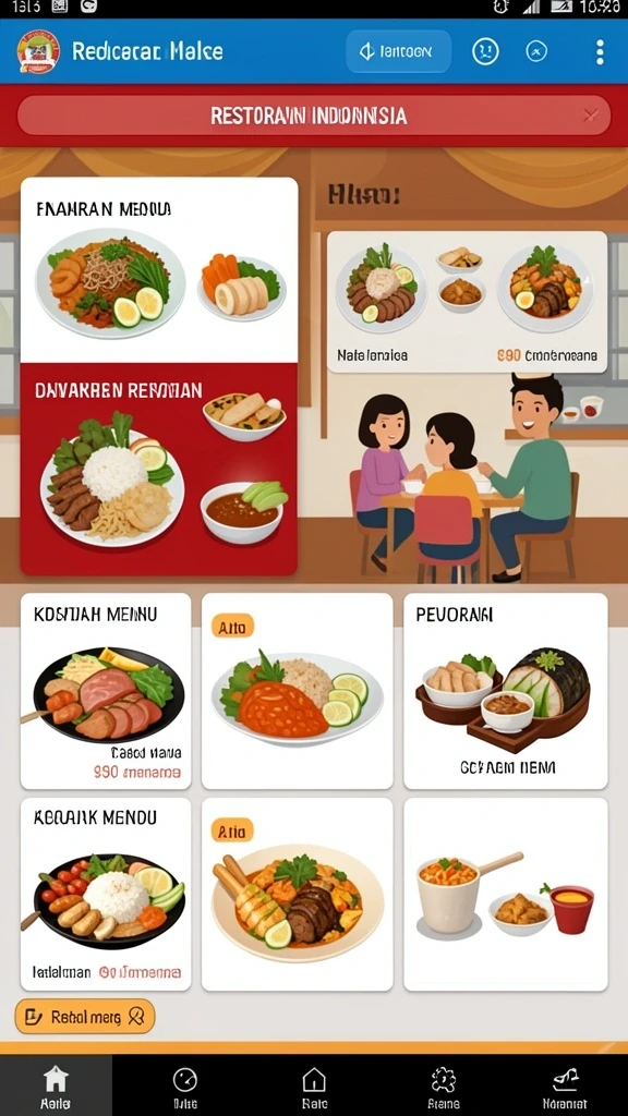 Screenshot fitur karakter yang menarik.