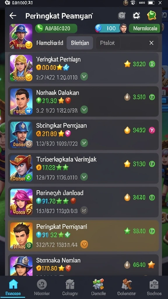 Screenshot pertarungan seru melawan monster.