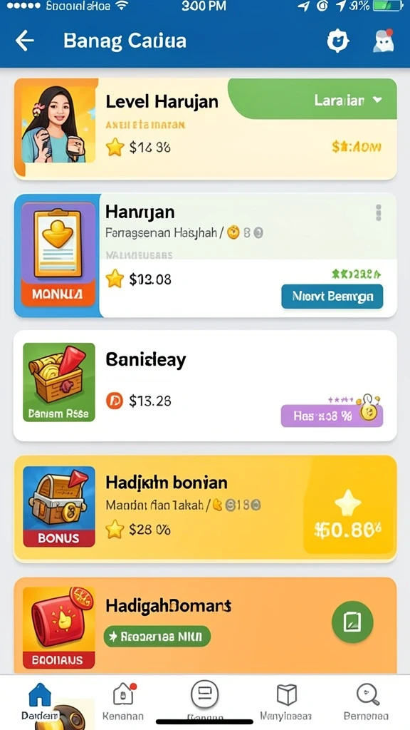 Fitur komunitas yang memungkinkan interaksi antar pemain.