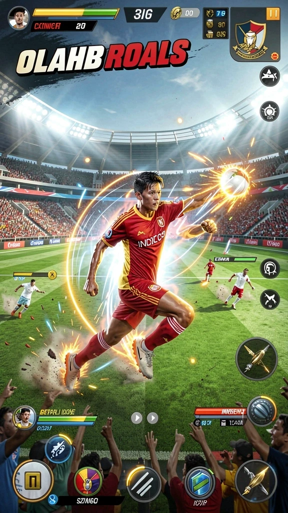 Screenshot menampilkan level awal permainan yang penuh warna.