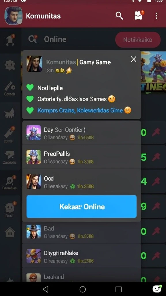 Misi harian yang menarik dan penuh tantangan.