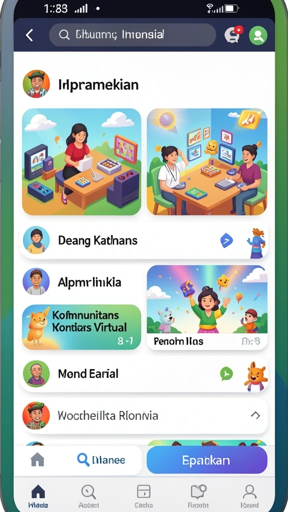 Tampilan antarmuka yang menarik dan intuitif.